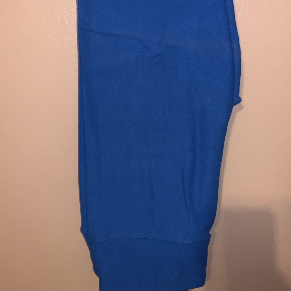 NWT SOLID BLUE OS LuLaRoe Leggings